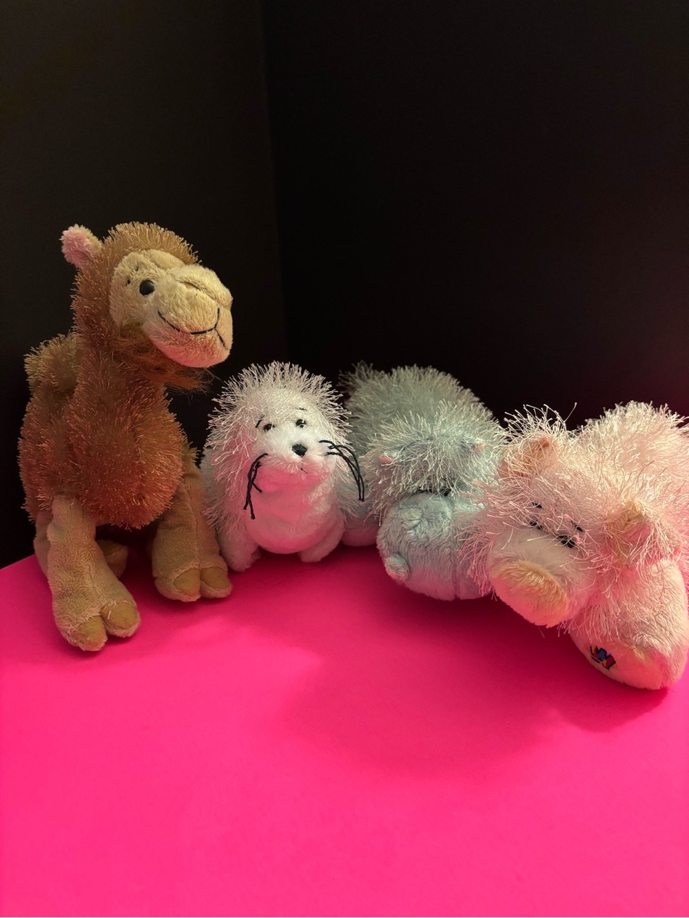 Ganz Webkinz Plush Animals Lot 4/4 Camel, Seal, Hippo, Pig